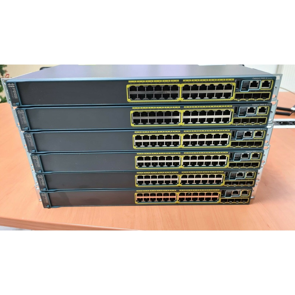 Cisco WS-C2960S-24TS-L | Bộ Chia Mạng Layer2 Giga Series, 24x 10/100/1000, 4x Uplink 1GE