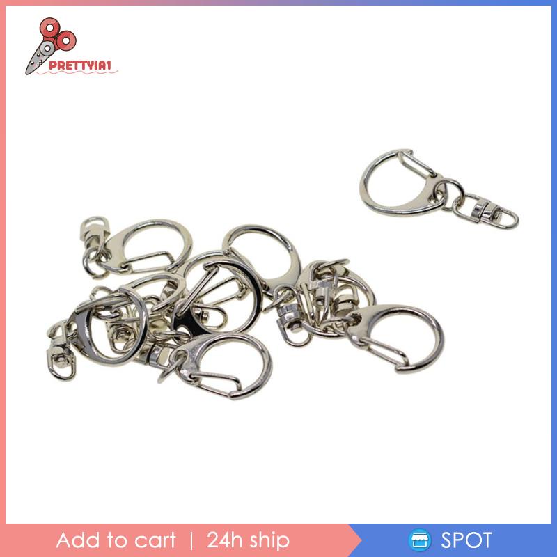 [Prettyia1] Set 10 Móc Khóa Tôm Hùm Bằng Hợp Kim