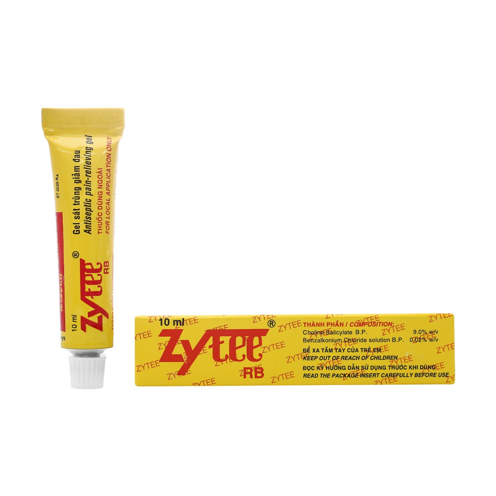 Gel bôi giảm đau răng, nhiệt miệng Zytee RB 10ml
