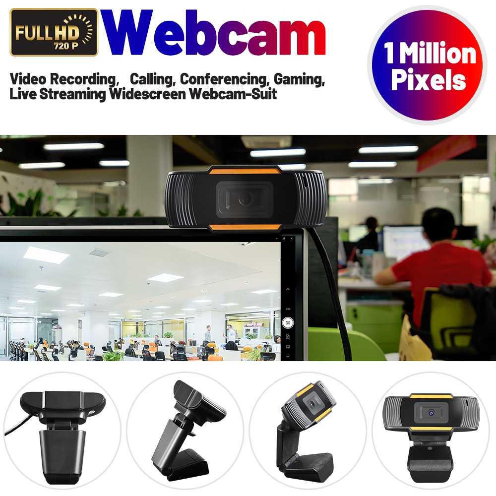 Webcam Hd 720p 090321 Tích Hợp Micro Cho Laptop | BigBuy360 - bigbuy360.vn