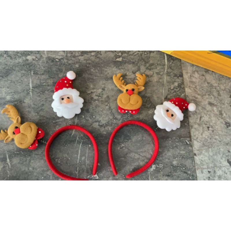 Bờm Noel,băng đô cài tóc mùa giáng sinh siêu xinh
