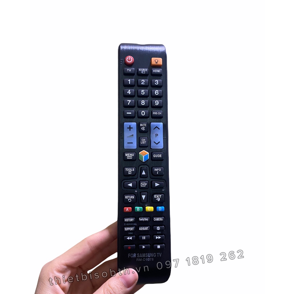 Điều Khiển Tivi Samsung Smart. Remote Tivi Samsung RM-D1078. Hàng Loại 1