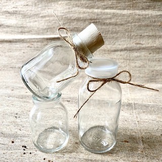 Chai thủy tinh nút gỗ năp nhựa 100ml lọ mini trang trí cắm hoa trồng cây 50ml - 100ml