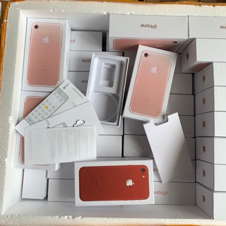 Hộp Iphone 🎁 RẺ VÔ ĐỊCH 🎁 Hộp Iphone 7G Gồm 6 Màu ( Đỏ,Trắng,Đen,Vàng,Hồng ) Vỏ hộp chất liệu cotton cứng