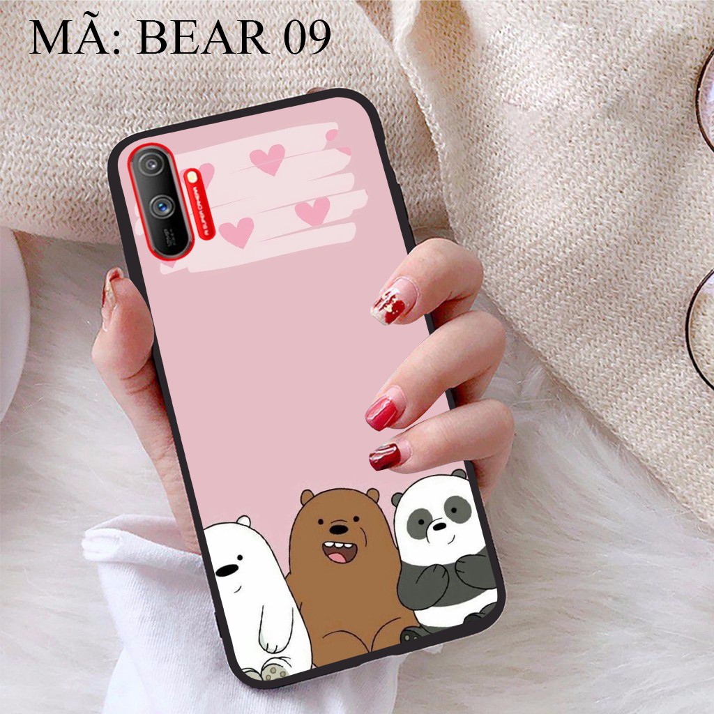 Ốp lưng Realme C3 viền dẻo TPU BST Gia Đình Nhà Gấu