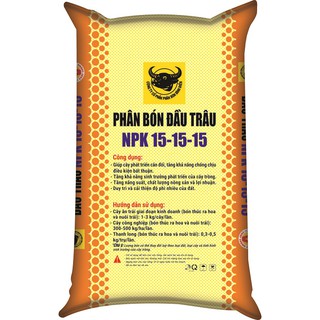 Phân bón NPK đầu trâu 15 - 15- 15 (gói 1kg)