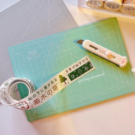 Thảm cắt trổ washi tape/ stickers JUNE SIX