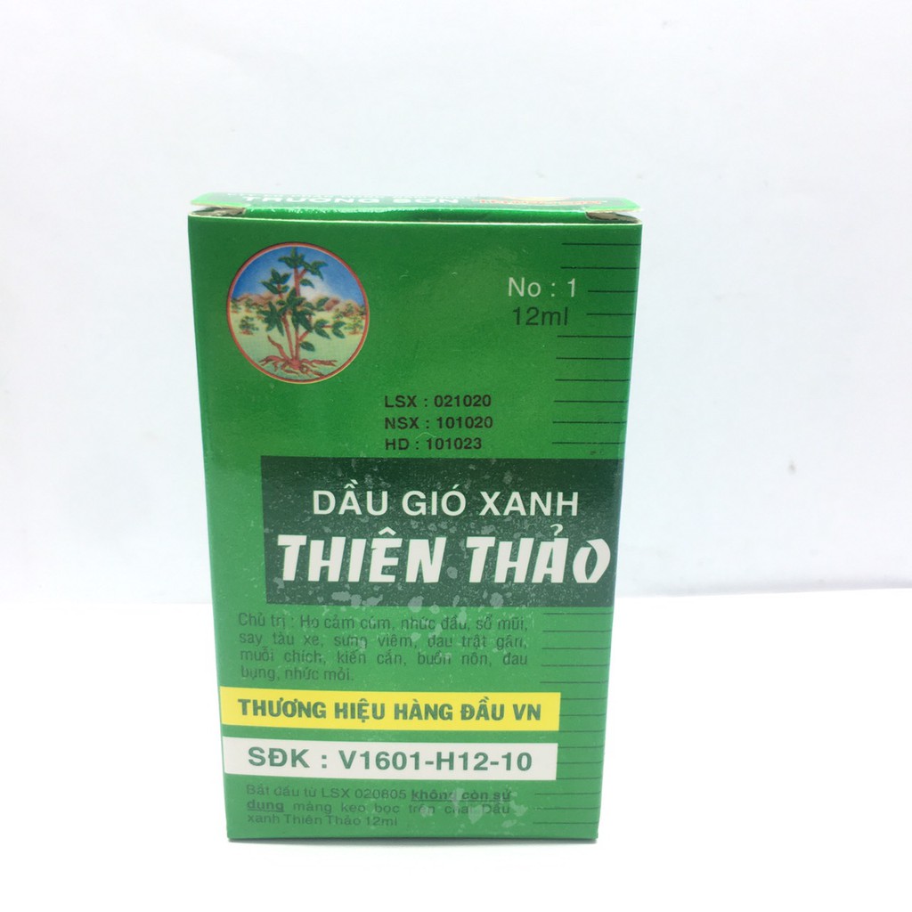 Dầu gió xanh Thiên Thảo 12ml