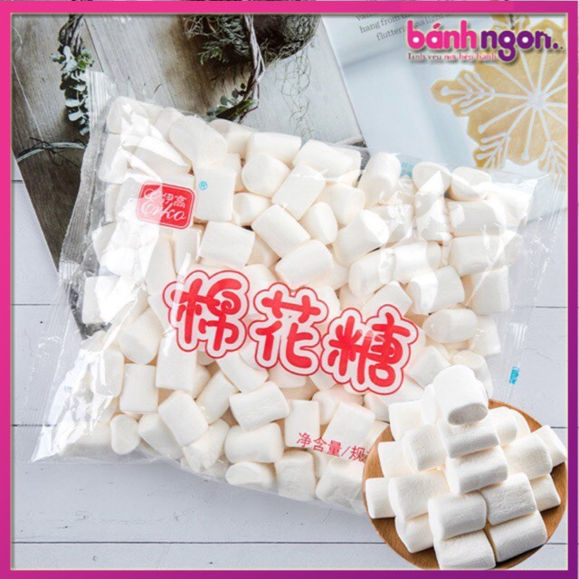500G Kẹo Marshmallow, Kẹo Nougat,Nhiều Màu Sắc, Hình Dáng, Mềm Xốp, Ngọt Ngào Tự Nhiên