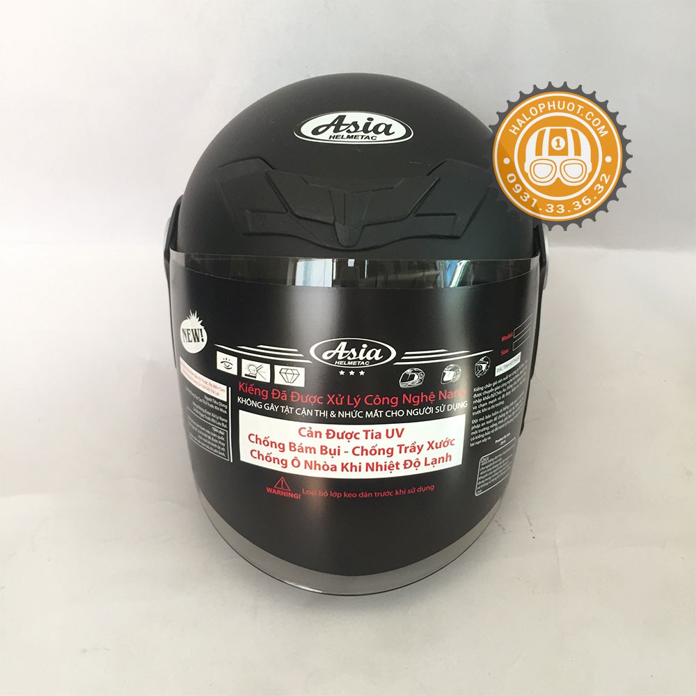 Nón bảo hiểm Asia M168 3/4 [Chính hãng bão hành 12 tháng]
