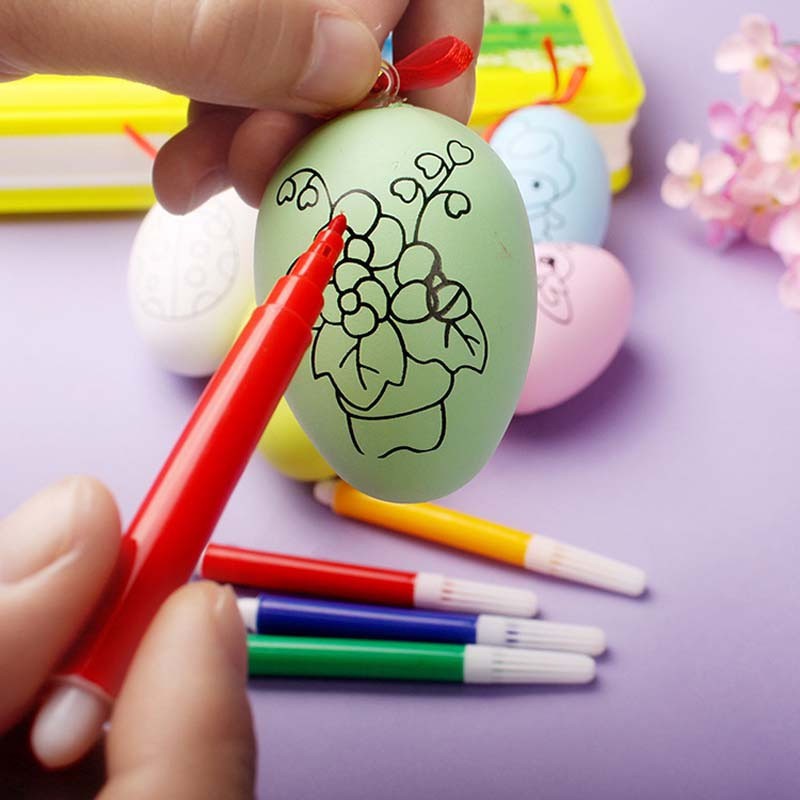 Nhận Ngay Khuyến Mãi Khi Mua -Bộ 10 quả trứng tô màu cho bé B1105 - Kèm bút màuShip Toàn...