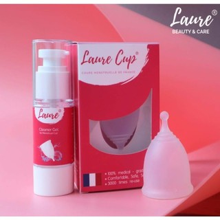 [SALE SOCK] Cốc Nguyệt San Laure Cup Pháp Chính Hãng Tặng Kèm Nước Hoa Laure 3ml Sang Chảnh Số Lượng Có Hạn