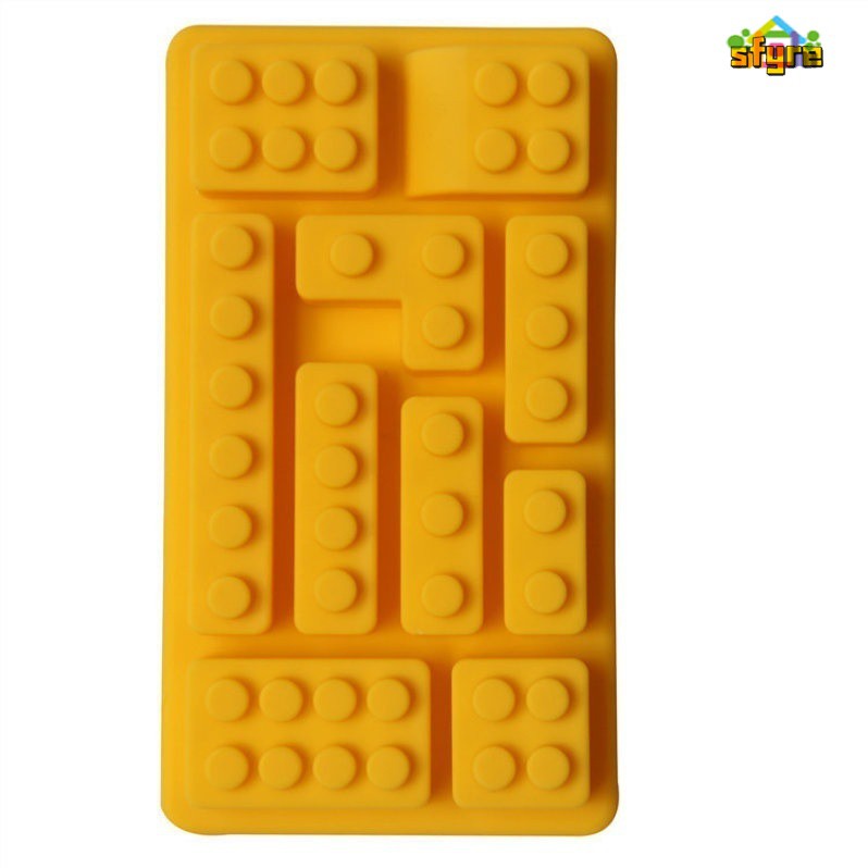Khuôn Silicon Làm Bánh Đa Năng Tạo Hình Mảnh Ghép Lego Sáng Tạo