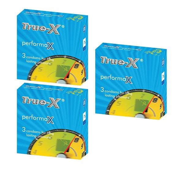 Combo 3 hộp bao cao su Kéo dài thời gian PerformaX ( hộp 3 cái)
