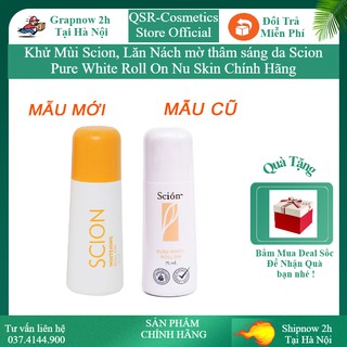 Khử Mùi Scion, Lăn Nách mờ thâm sáng da Scion Pure White Roll On Nu Skin Chính Hãng