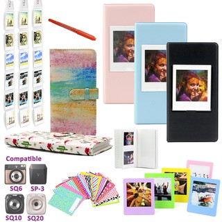 【Free Sticker】Cuốn Album Ảnh Cho Fujifilm Instax Square SQ1 SQ6 SQ10 SQ20 Camera Sp-3