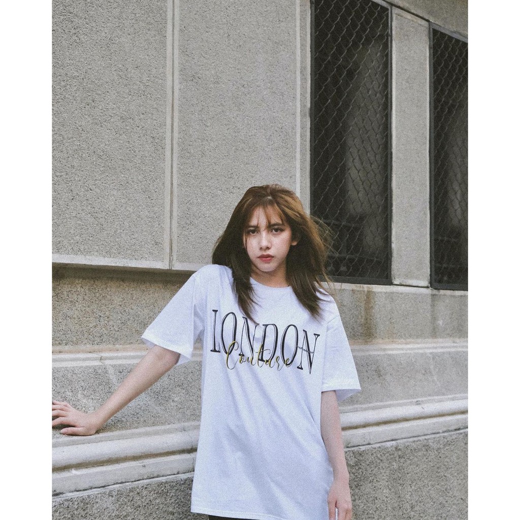 Áo thun nữ BLACKDOKI-LONDON , áo phông basic unisex form rộng tay lỡ chất cotton dày dặn cá tính M139 | BigBuy360 - bigbuy360.vn