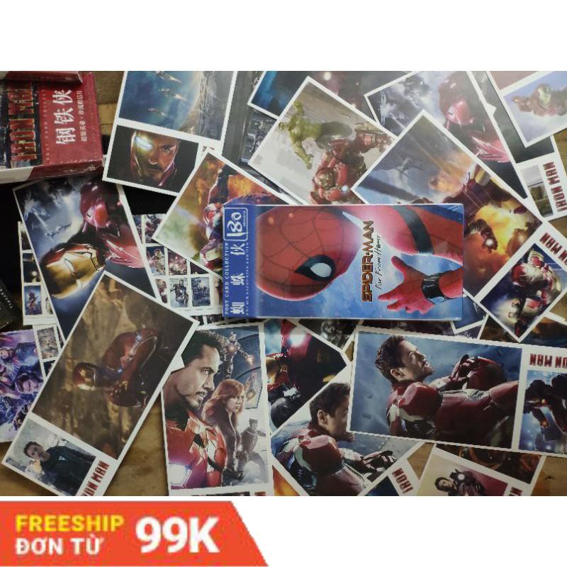 180 Bức ảnh Postcard SPIDERMAN Người Nhện Marvel Để Trang Trí Phòng Ngủ+Thiệp Sinh Nhật+Quà Tặng Ý Nghĩa+Sticker dán