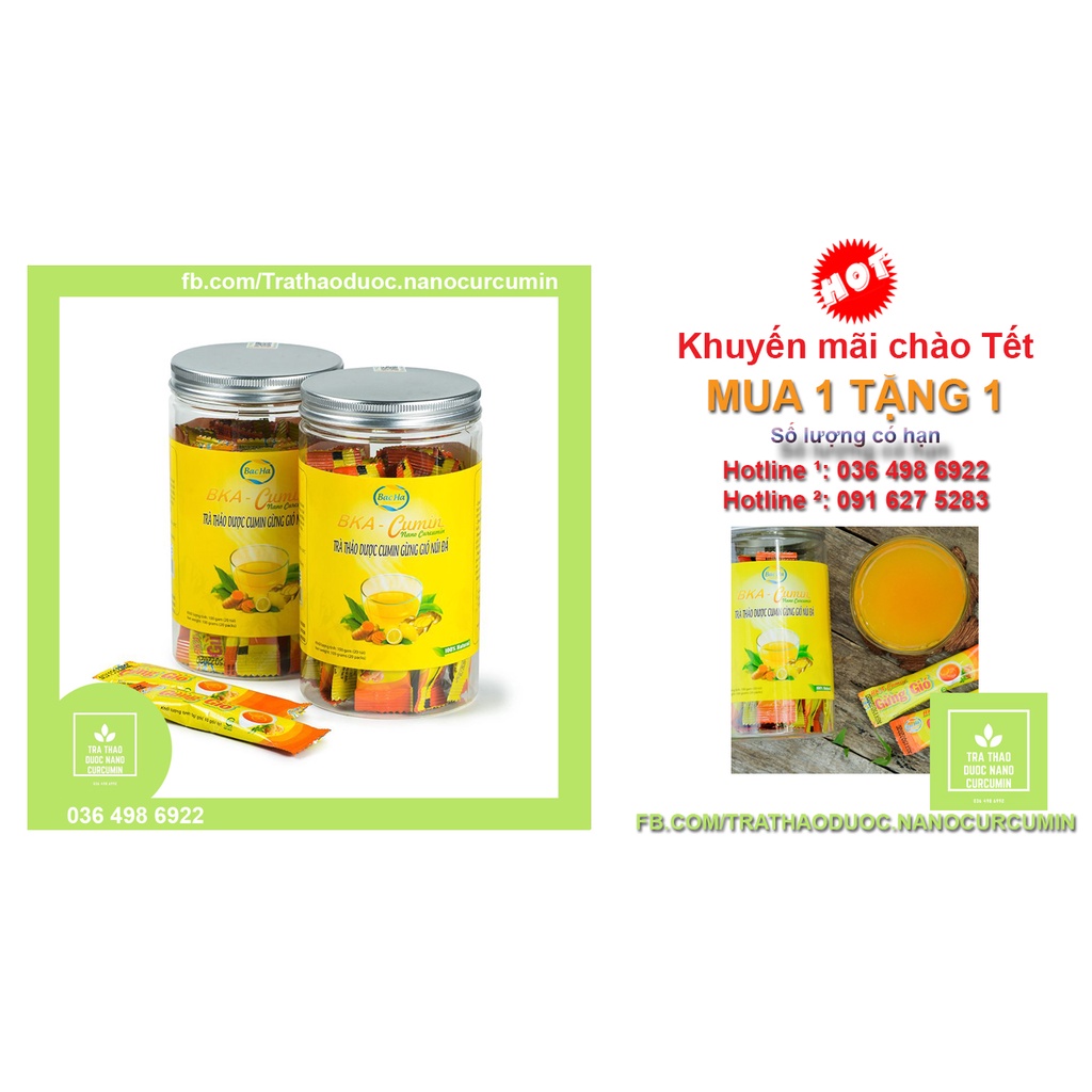 Trà gừng gió Cumin nghệ mật ong