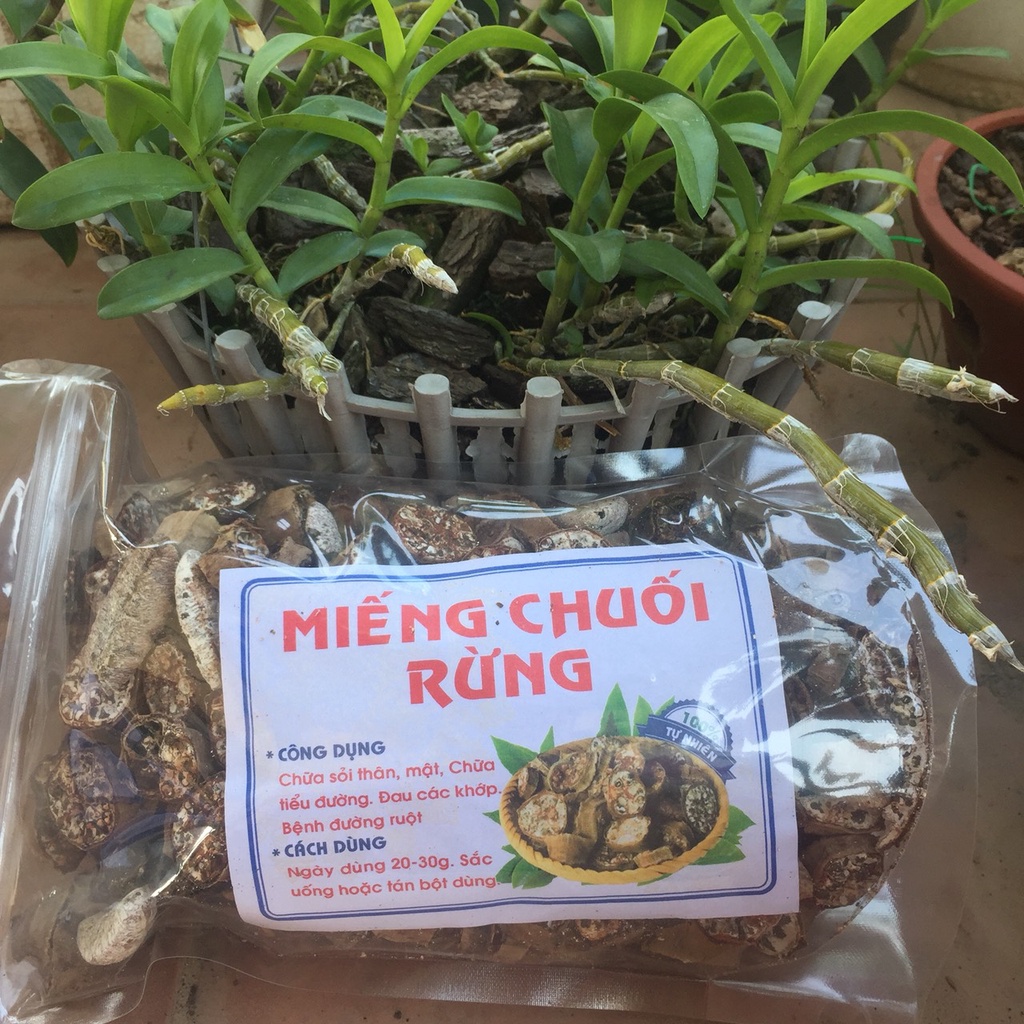 Chuối hột khô thái lát - 1kg - ngâm rượu