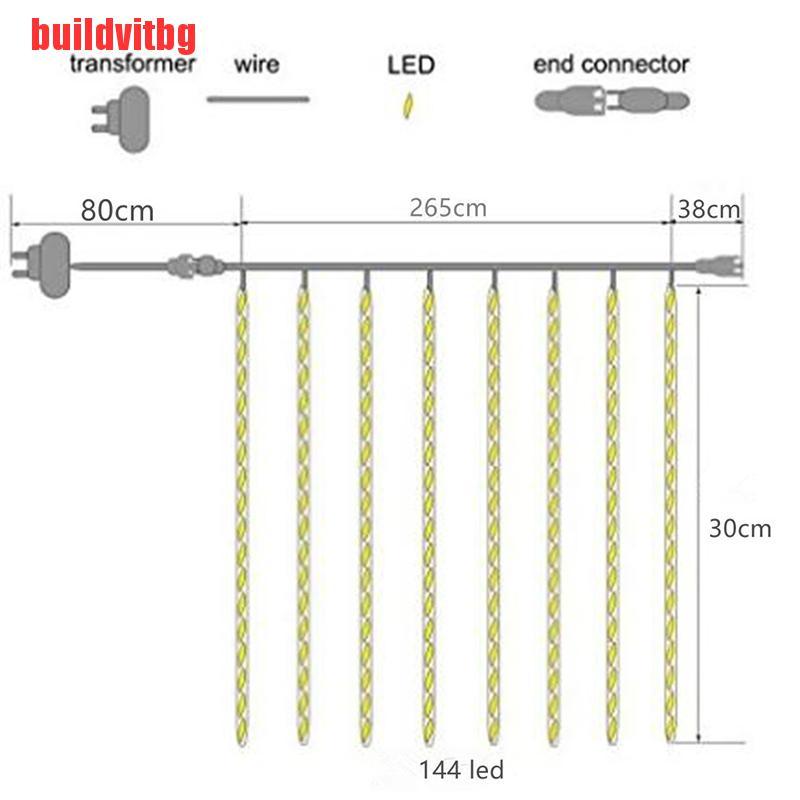 Dải Đèn Led Sao Băng 10 / 30 / 50cm Chống Thấm Nước Trang Trí