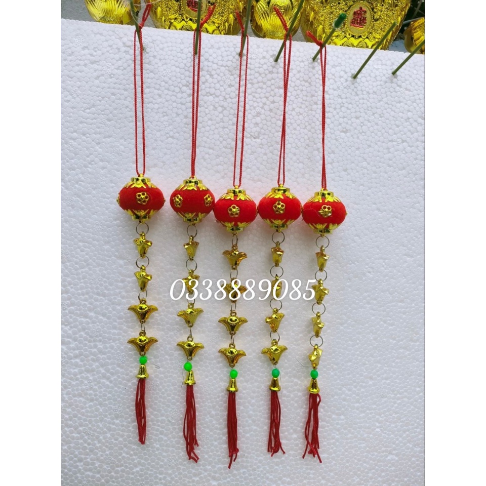 Các mẫu khánh niễn treo tết 2022, treo cửa, cây đào, cây quất...