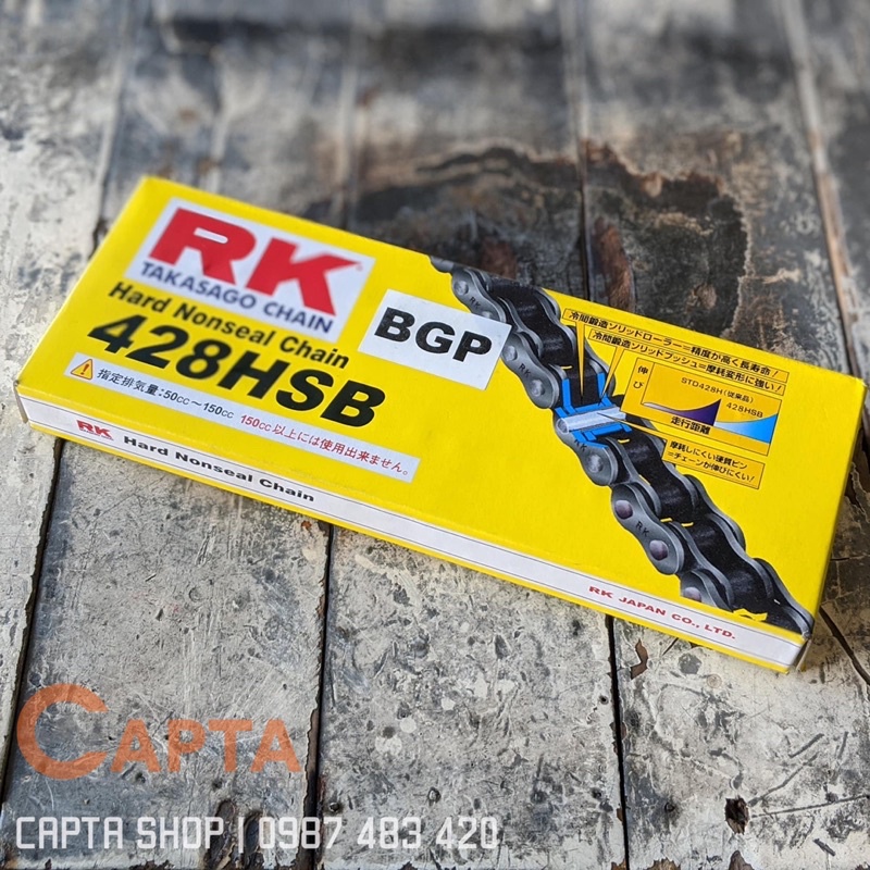 Nhông sên dĩa Suzuki EN 150A - Sên RK428HSBT