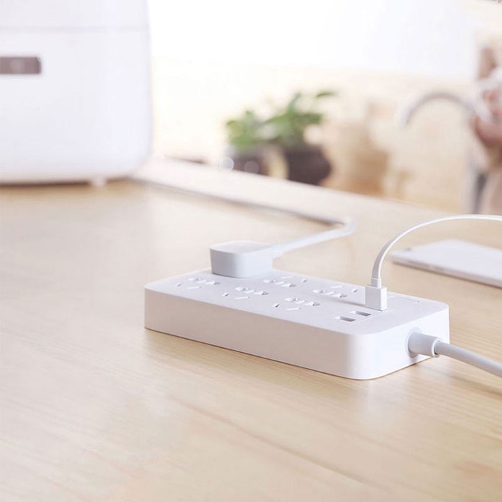 [Mã BMBAU50 giảm 7% tối đa 50K đơn 99K] Ổ cắm 6 cổng Xiaomi Power Strip CXB6-1QM - Bảo Hành 1 Tháng