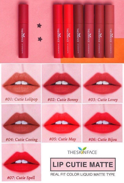 Son the skinface lip cutie matte