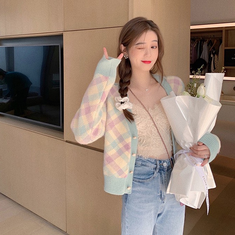 Áo Len Tay Dài Cổ Tròn Nhiều Màu Sắc Thời Trang Cho Nữ | BigBuy360 - bigbuy360.vn