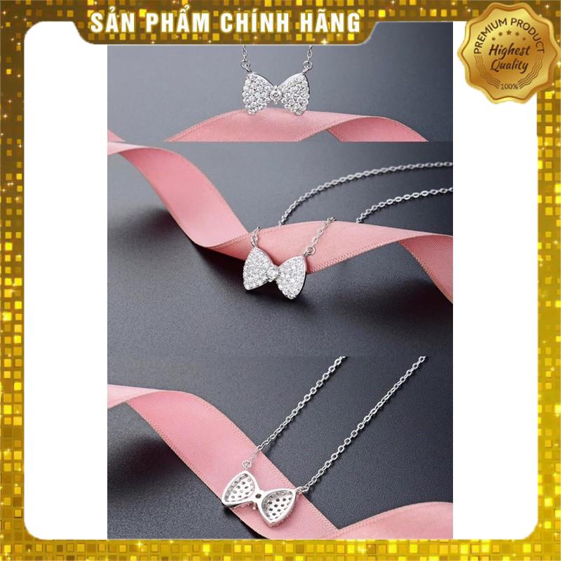 Dây Chuyền Bạc Nữ Mặt Nơ Xinh