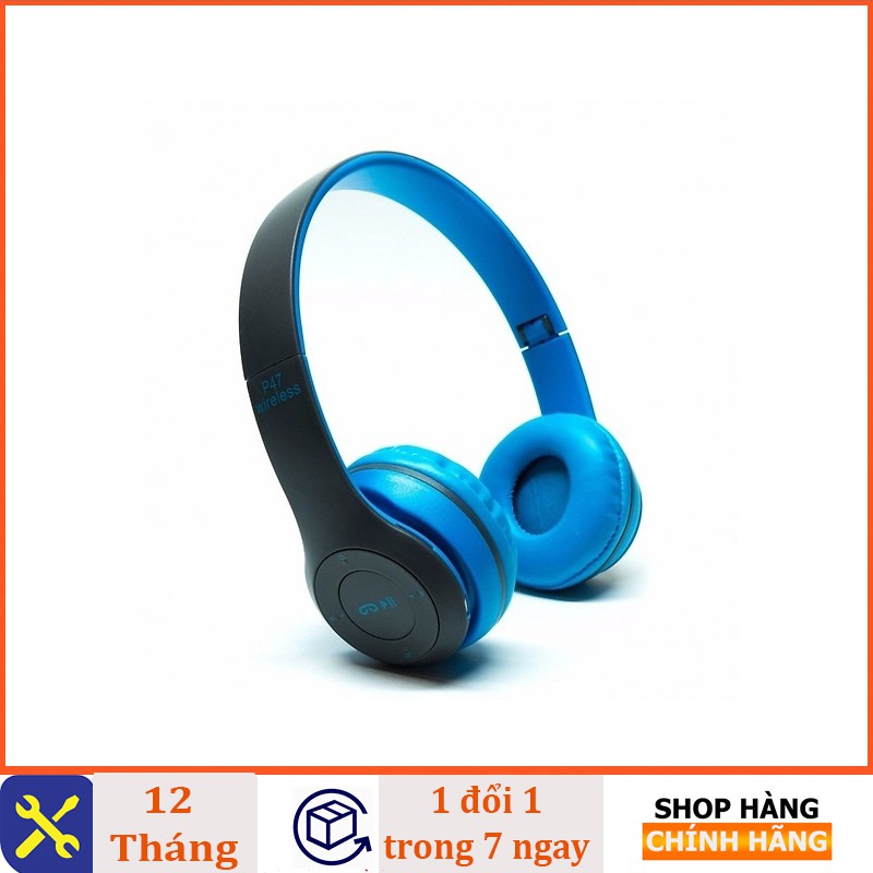 Tai nghe bluetooth P47 chụp tai - Có khe cắm thẻ nhớ | BigBuy360 - bigbuy360.vn