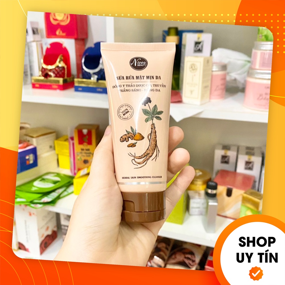 [Chính Hãng] Sữa Rửa Mặt Đông Y Nicos - Mỹ Phẩm Nikos Beauty - 8938508845606