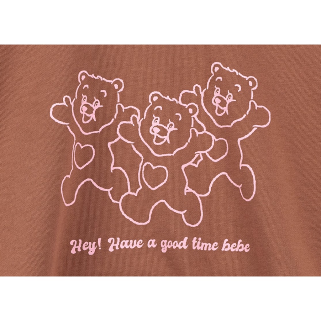 Áo bé gái/ bé trai Hàn Quốc Bebezoo dài tay cao cấp _ Mignon