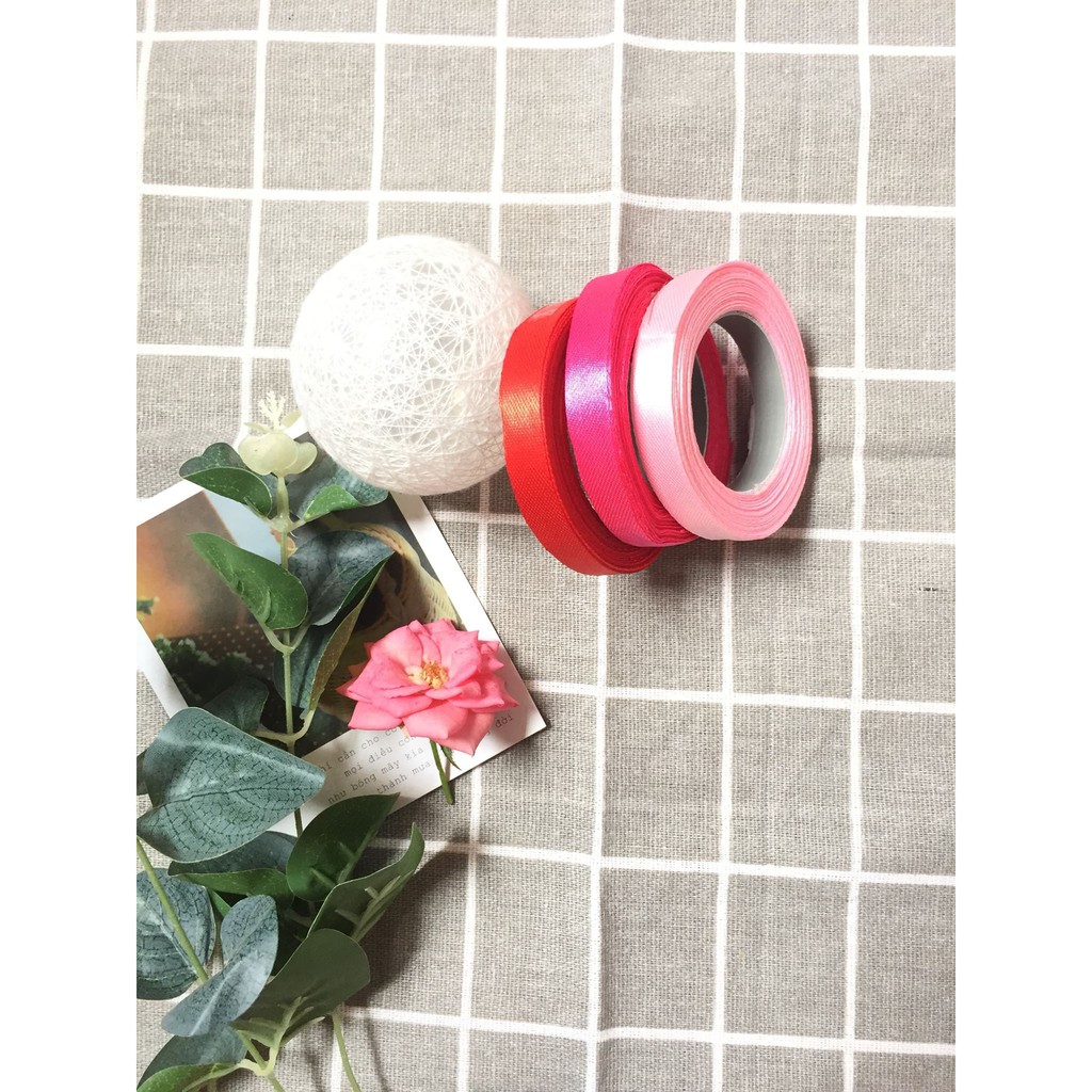 Dây ruy băng vải 1cm 10,2m