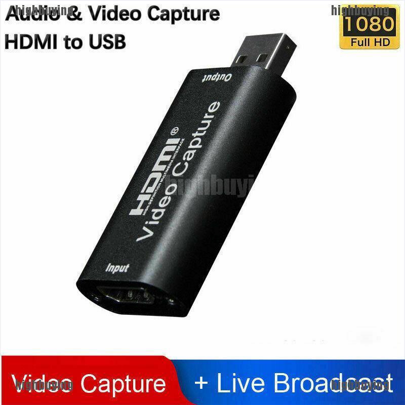 Thẻ ghi video âm thanh chuyển đổi từ HDMI sang USB 1080P để chơi game hoặc phát sóng trực tiếp | BigBuy360 - bigbuy360.vn