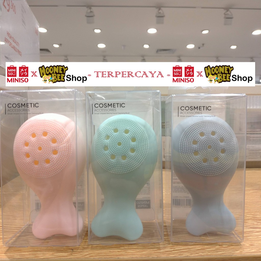 (Hàng Mới Về) Cọ Rửa Mặt Miniso Hình Cá Voi Dễ Thương