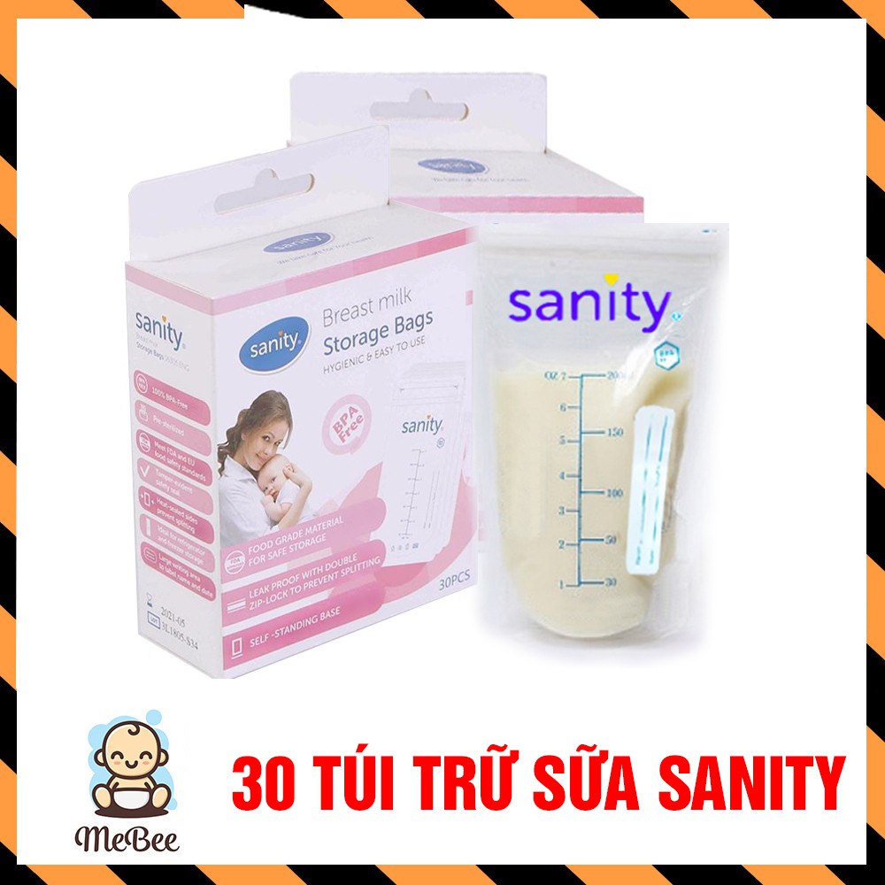 Túi Trữ Sữa SANITY - Đức ( Hộp 30 Túi)