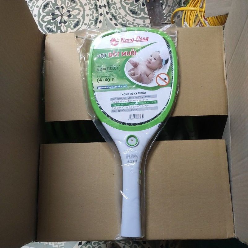 Vợt bắt muỗi chính hãng Rạng Đông bảo hành 12 tháng