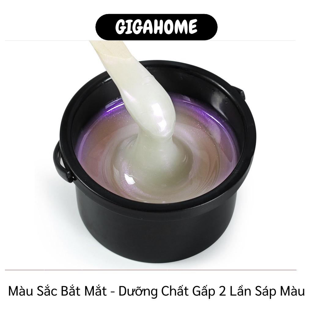 Sáp Wax Lông Premium Trắng Ánh Nhũ Tím Màu Siêu Đẹp Bám Lông Cực Tốt Gói 100g