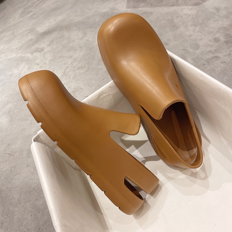 IELGY Sandal cao su đi mưa chống trượt phong cách Hàn Quốc thời trang mùa hè
