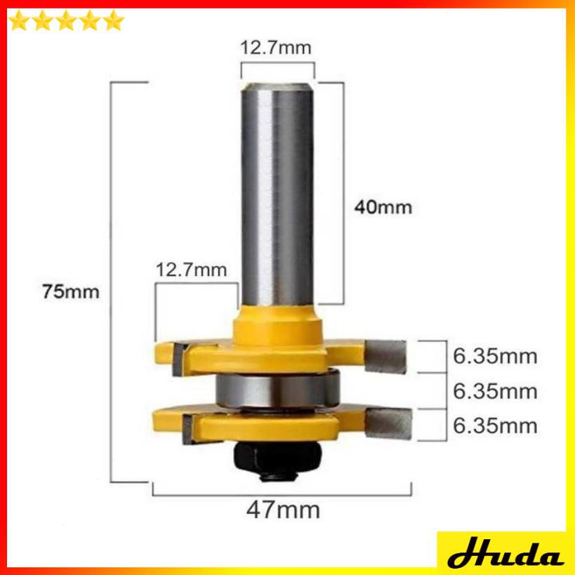 MŨI PHAY GHÉP VÁN SÀN, MŨI SOI GHÉP VÁN GỖ DÀY 13-19MM  -  đồ làm mộc