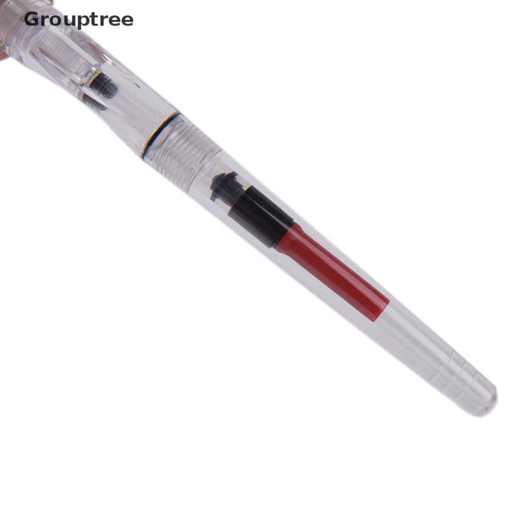 Grouptree Transparent High Capacity Fountain Pen Extra Fine/Fine Nib 0.38mm VN