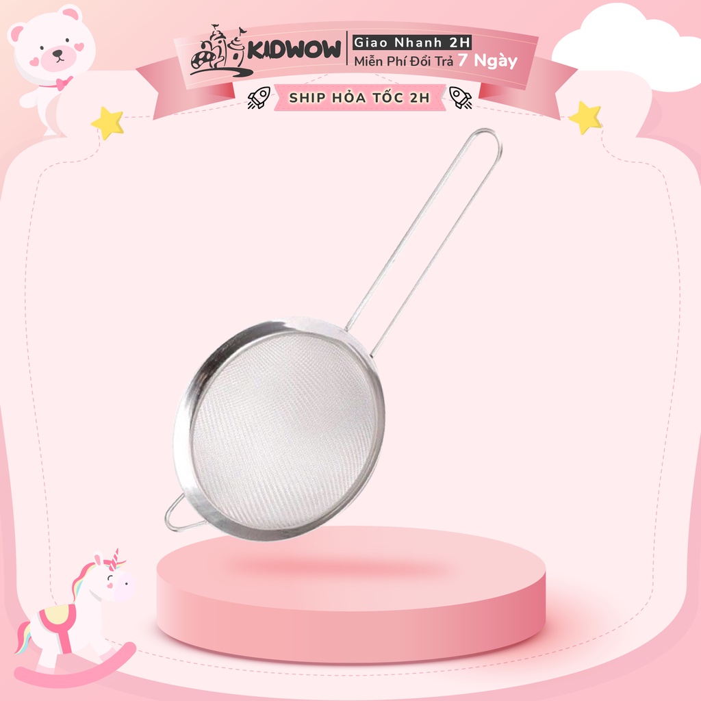 Rây Lọc Cháo, Bột Ăn Dặm  Loại Trung 12 CM Mắt Dày Inox Không Gỉ