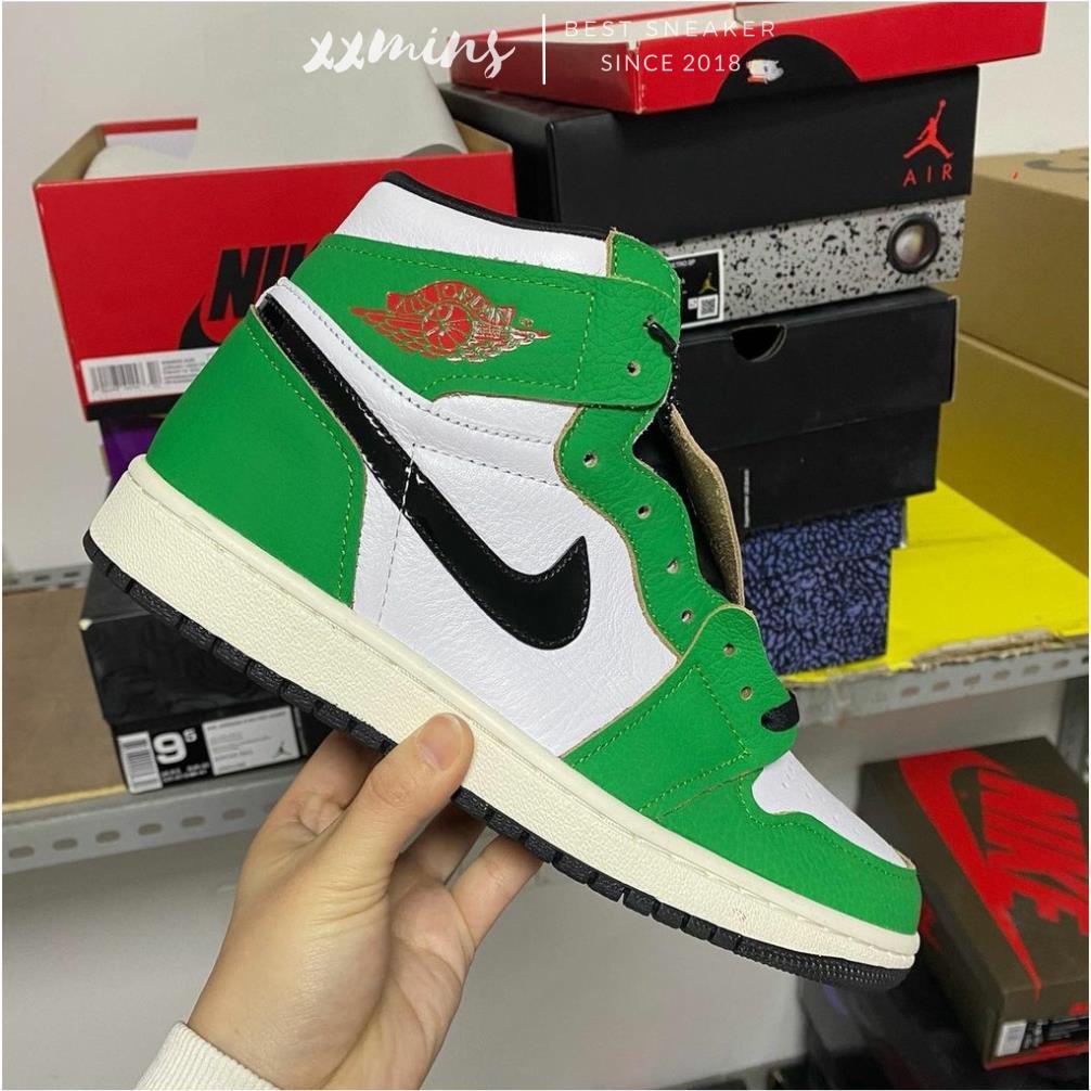 Giày Air Jordan 1 Retro High "Lucky Green" (Best Quality)