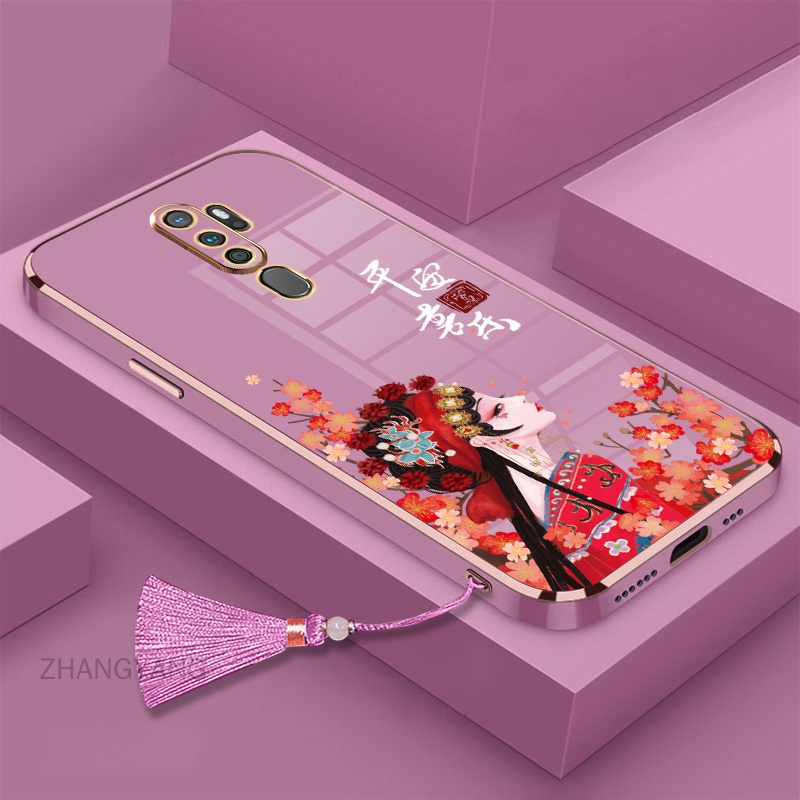 Ốp Điện Thoại TPU Silicon Mềm Viền Thẳng Có Dây Đeo Cho Redmi 10 Redmi 9 Redmi 8 Redmi 7 Redmi 8a