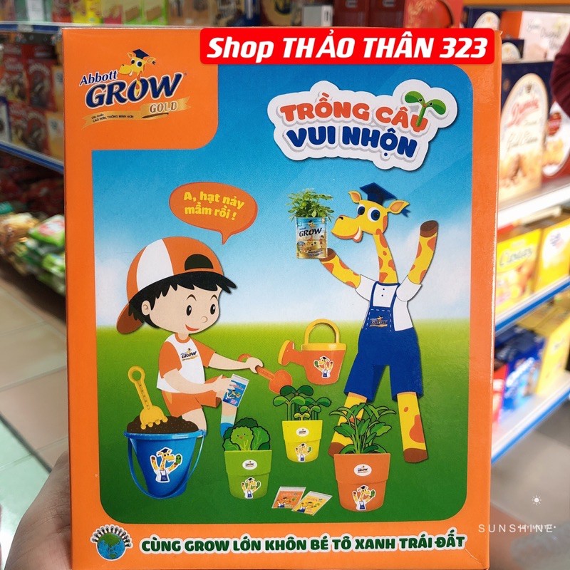 RẺ NHẤT-Bộ Làm Vưởn Grow Hkm- CÓ TẶNG KÈM 3 LOẠI HẠT GIỐNG