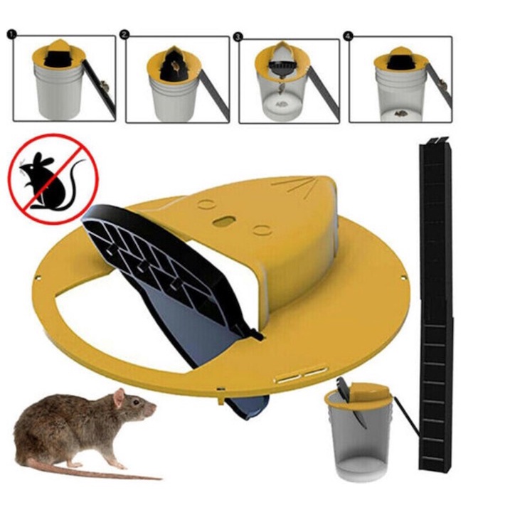 New！【New Detachable】 Flip N Slide Bin Bin Mouse Trap Mouse Trap