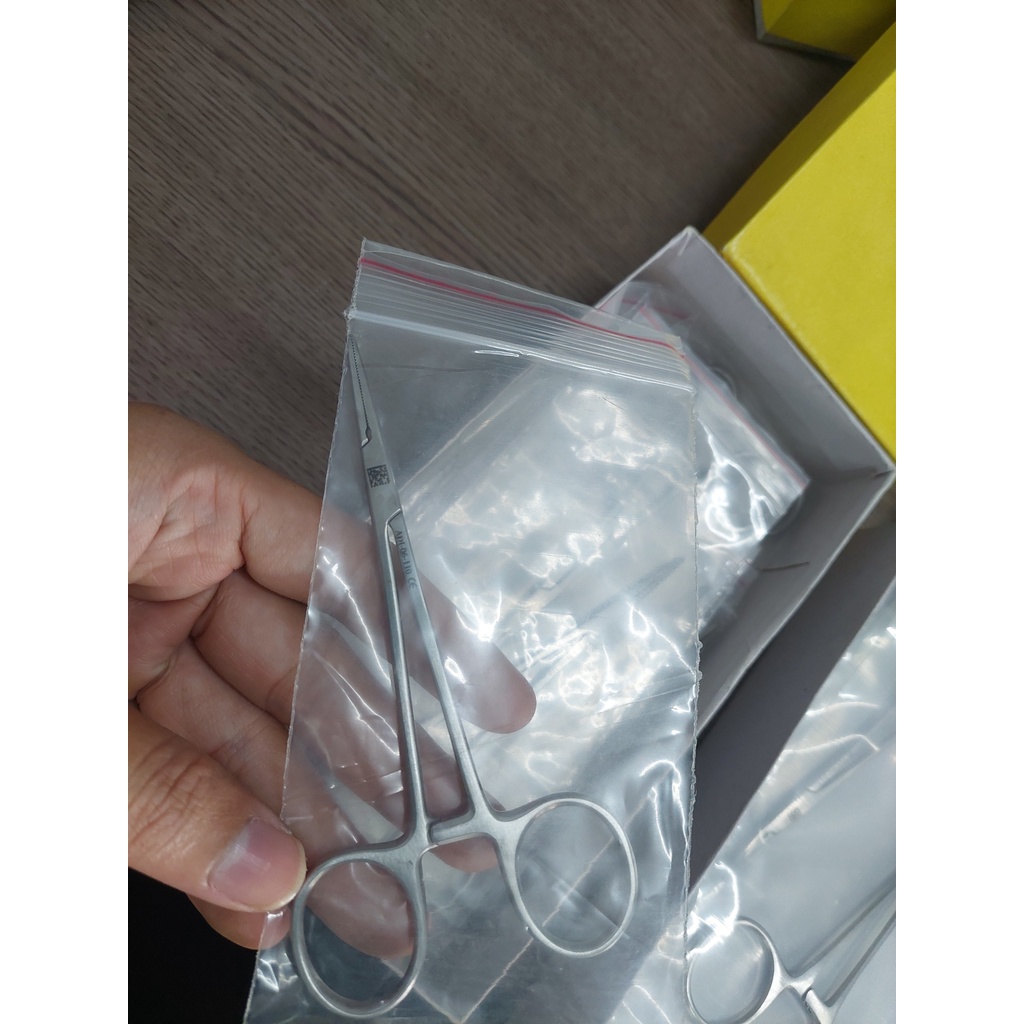 Kẹp mạch máu Halsted-mosquito cong và dài nhiều kích cỡ Hàng Chính Hãng 100%