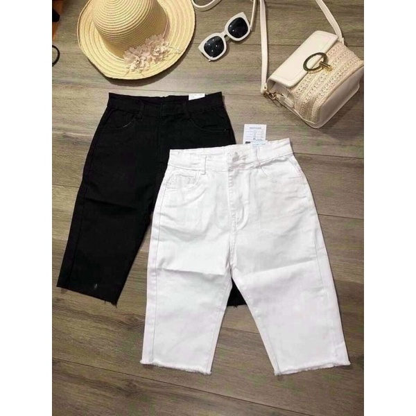 Quần Ngố Kaki Trơn về đen, trắng alohashop91